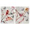 Stupell Industries Flower Birds on Branch 2 pc Canvas Wall Art Set Design by Susan Jill